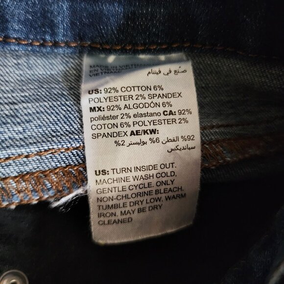 Chicos Jeans Size 0.5 Womens Size 6R Blue Denim So Slimming Girlfriend Slim Crop - Picture 6 of 6